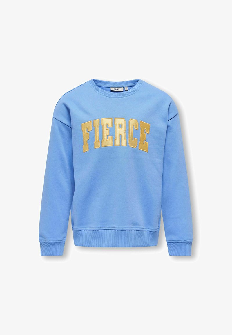 ONLY GIRLS NORMAL GESCHNITTEN RUNDHALS TIEF ANGESETZTE SCHULTER - Sweater - azure blue