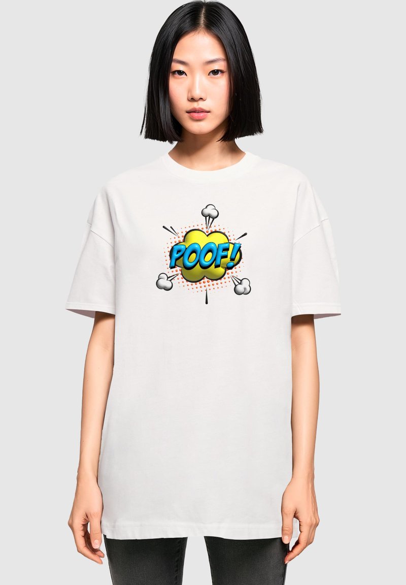 Merchcode POOF COMIC BOYFRIEND TEE - T-shirts print - white