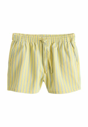 PETITE FIT - PULL ON  - Pantaloni scurți din denim - yellow stripe