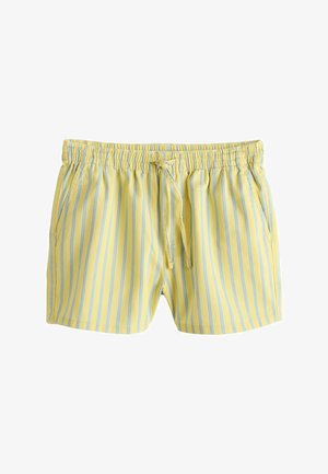 PETITE FIT - PULL ON - Pantaloni scurți din denim - yellow stripe