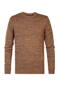 Unselected, dark caramel