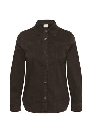 Kaffe Curve, KCBREE SHIRT - Veste en jean - coffee bean