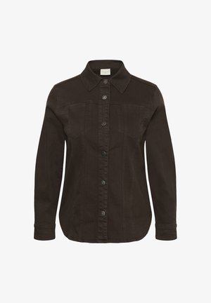 Kaffe Curve, KCBREE SHIRT - Veste en jean - coffee bean