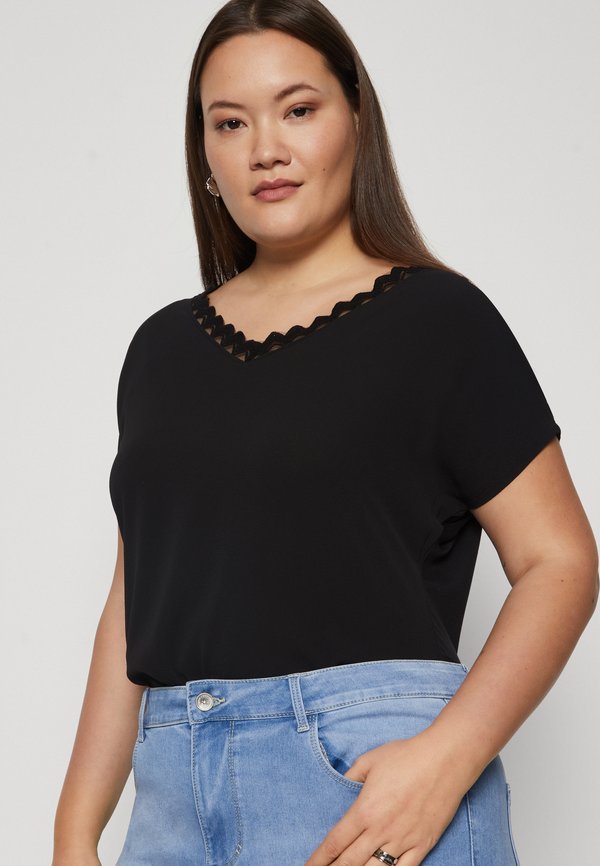 CARTANI V NECK - Print T-shirt2