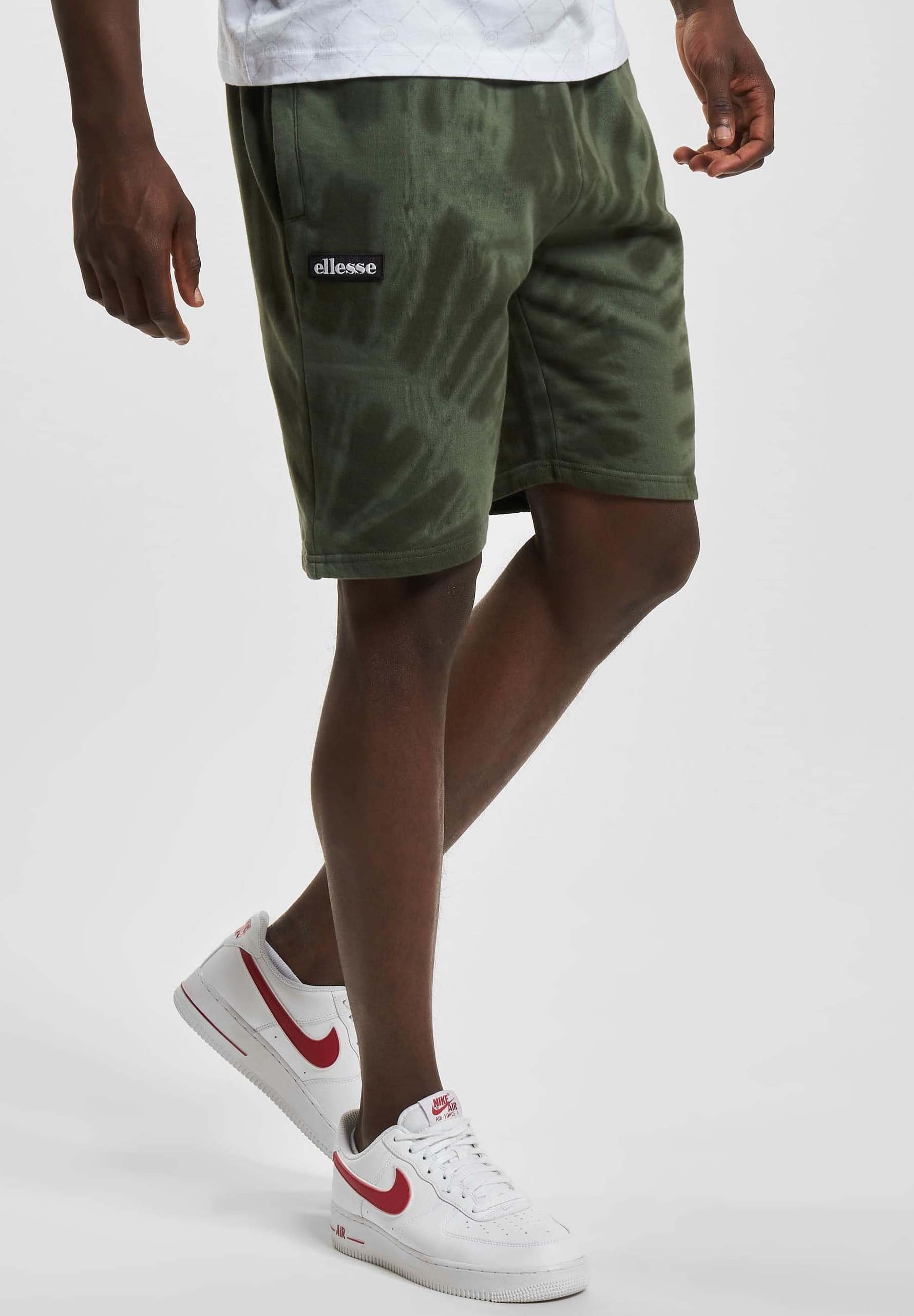 Ellesse ELLESSE NOLI TIE DYE Shorts dark green/verde scuro