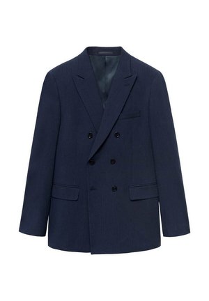 Mango MONACO DOUBLE-BREASTED  - Blazer jacket - blue