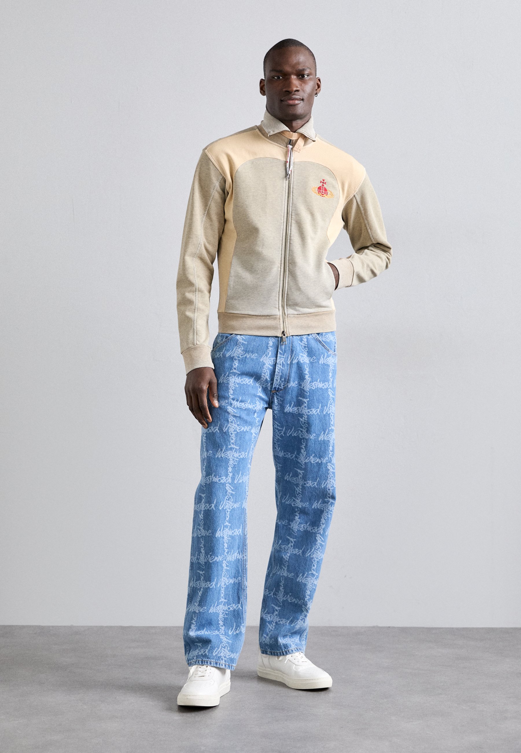 Vivienne Westwood ALIEN TRACK JACKET - Zip-up sweatshirt - sand