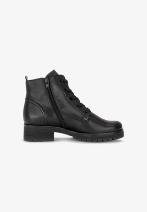 Gabor, GABOR SCHNÜRSTIEFELETTE - Lace-up ankle boots - black