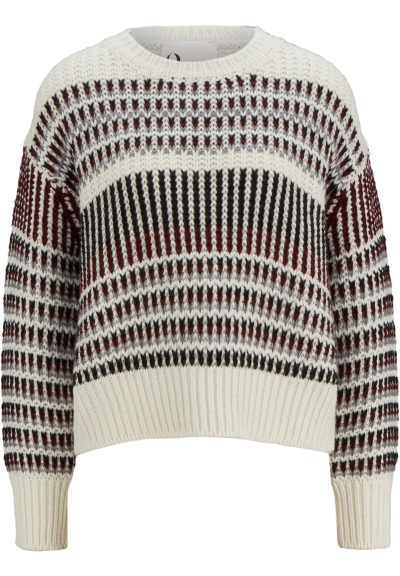 Damen Strickjacken | 8PM Strickpullover latte/offwhite - RB03810 Damen Strickjacken | 8PM Strickpullover latte/offwhite - RB03810