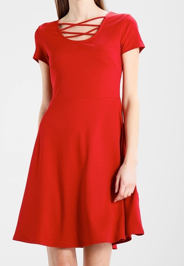 Anna Field by Zalando Robe en jersey - dark red
