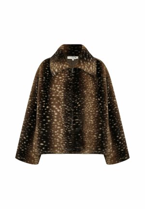 A-VIEW, BAMBI FAUX FUR JACKET - Леко яке - brown sand