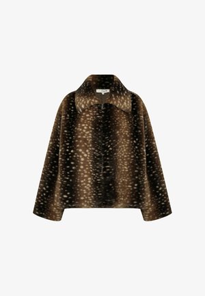 A-VIEW, BAMBI FAUX FUR JACKET - Леко яке - brown sand