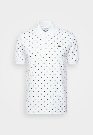 Polo shirt - blanc/bleu marine