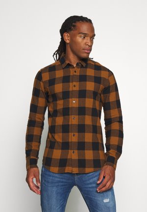 GUDMUND LS CHECKED NOOS - Chemise - brown