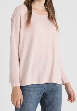 Stickad tröja - light pink