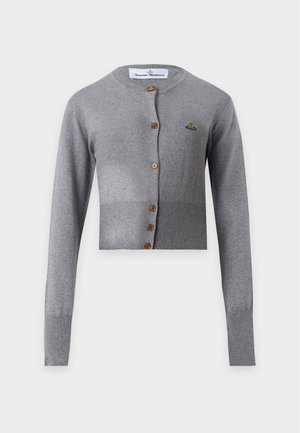 Vivienne Westwood, BEA CROPPED CARDI - Gilet - dark grey melange