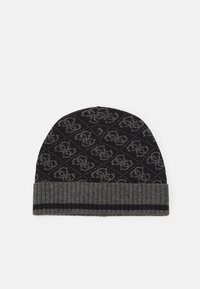 Guess VEZZOLA BEANIE UNISEX - Beanie - black/dark black