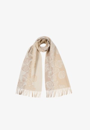 CASH-MERE UNISEX - Sjaal - beige und weiss