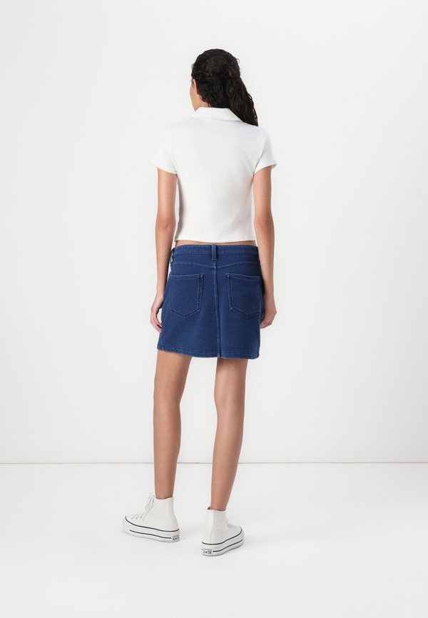 SKIRT - Denim skirt - medium indigo2