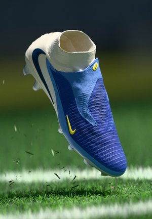 Nike Performance PHANTOM 6 HIGH ELITE FG LV8 - Nogometne kopačke za trdo podlago - racer blue/dark obsidian