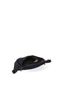 Borsa a tracolla blu navy realizzata in tessuto resistente, con chiusura a zip, tracolla regolabile e interno testurizzato con etichetta interna.