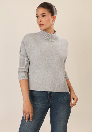 Apart OVERSIZED  - Strickpullover - graumeliert