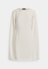 CAPE GEORGETTE COCKTAIL DRESS - Vestito elegante - mascarpone cream