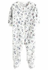 Next - FLEECE BABY SLEEPSUIT - Pizsamák - grey Miniatűr kép 1