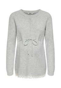 ONLY MATERNITY OLMCHER - Cardigan - light grey melange