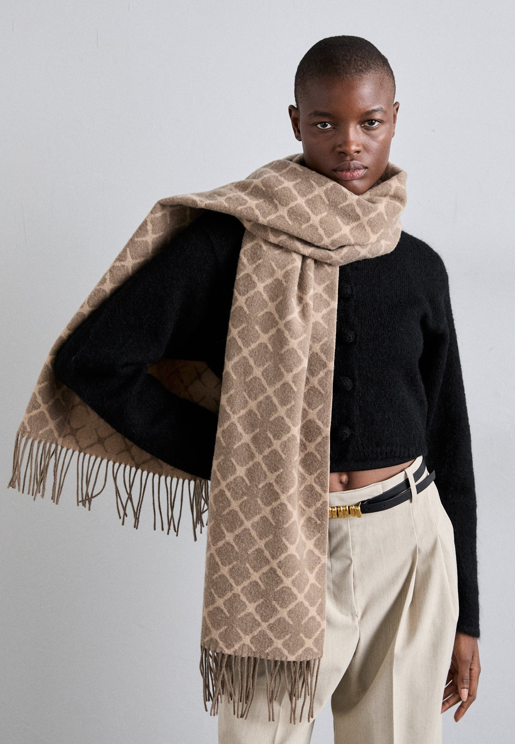 By Malene Birger ORTEGA - Scarf - light brown - Zalando