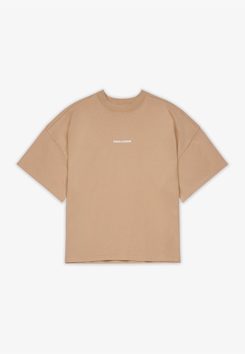 Pegador T-shirt print zandkleur Pegador T-shirt print zandkleur