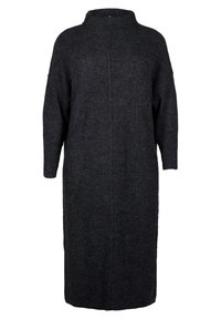 Zizzi LANGES MIT SCHLITZ - Neulemekko - dark grey melange