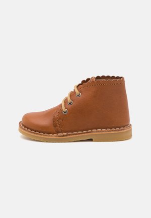 SCALLOP UNISEX - Sportieve veterschoenen - cognac