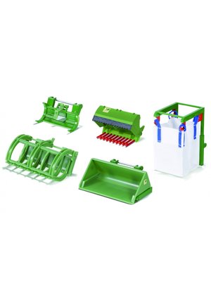 Siku SET BRESSEL & LADE TOEBEHOREN VOOR VOORLADER - Toy - grün