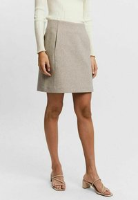 Vero Moda VMFORTUNALLISON SHORT - Gonna a campana - silver mink