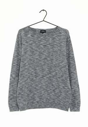 Stickad tröja - grey