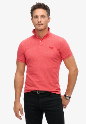 Superdry & Co CLASSIC - Poloshirt - hibiscus red marl