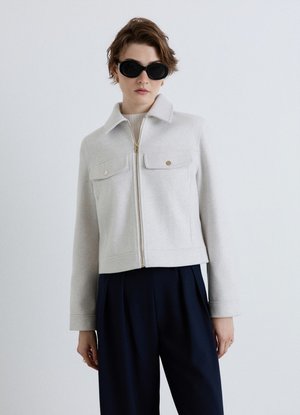 Calliope, CAPOSPALLA TINTA UNITA - Übergangsjacke - bianco