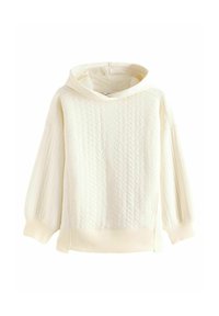 QUILTED WASHED - Luvtröja - ecru cream