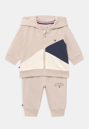 BABY COLORBLOCK GIFT SET UNISEX - Trainingsanzug - smooth stone