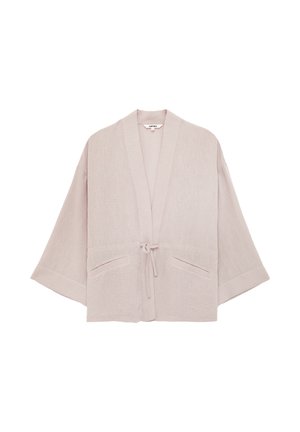 Koton, TIE-DETAIL KIMONO. - Chaqueta fina - brown