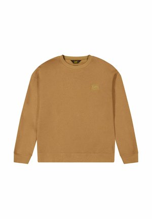Lee LONG SLEEVE ESSENTIAL CREW - Collegepaita - dark khaki