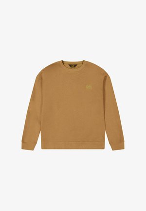 Lee LONG SLEEVE ESSENTIAL CREW - Sudadera - dark khaki