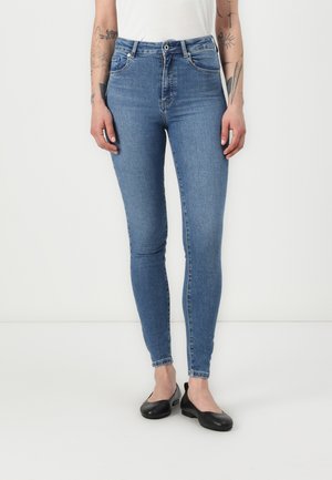 Jeans Skinny Fit - washed mid blue