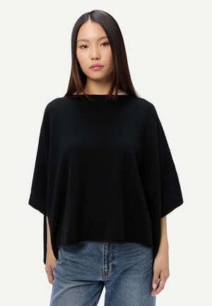 TIMELESS PONCHO - Cape - black