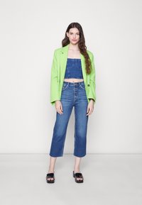 Marks & Spencer CROP - Calças de ganga de perna direita - dark indigo