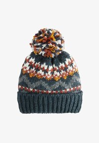 Niet geselecteerd, navy blue fairisle pattern