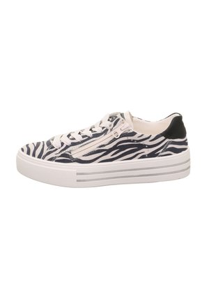 Sneakers laag - zebra mehrfarbig