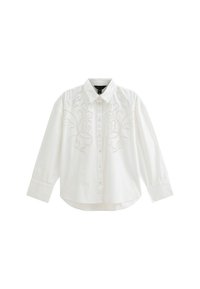 New Look EMBROIDERED  - Button-down blouse - off white