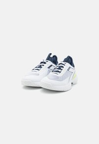 Diadora FINALE AG - Teniso bateliai įvairiai dangai - white/pageant blue